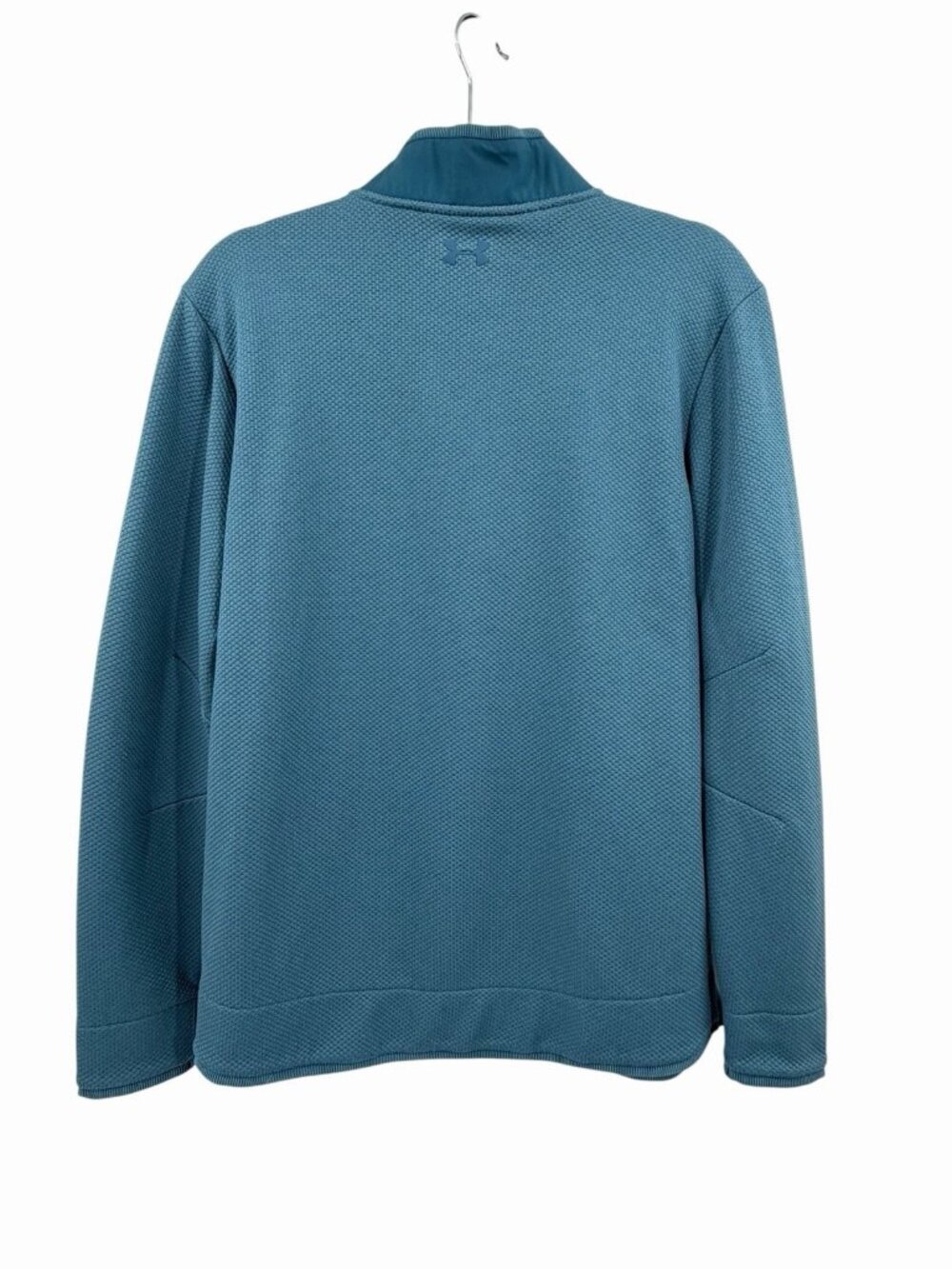 UNDER ARMOUR Men's Blue Golf Cold Gear 1/4 Snap Long Sleeve Shirt Large - Picture 4 of 4
